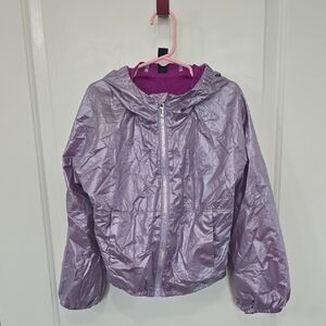 All in Motion Metallic Lavender Kids Raincoat